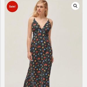 Brand New Capulet Capulet UO Exclusive Odille Floral Side-Slit Maxi Dress